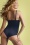 Marlies Dekkers 40907 Ishtar Wired Padded Strapless Bathing Suit Navy 20220412 026L W