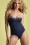 Marlies Dekkers 40907 Ishtar Wired Padded Strapless Bathing Suit Navy 20220412 025L