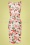 Vintage Chic 42996 Dress Pencil Pink Flowers Coral 20220412 607W