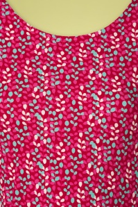Lykka du Nord - Lucie Balloon Dress Années 60 en Rouge Rubis 3