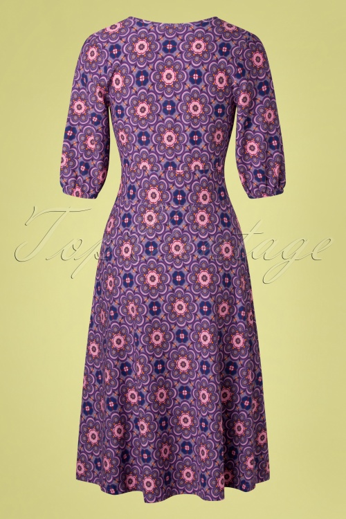 Tante Betsy - 70s Julia Maroq Dress in Purple 3