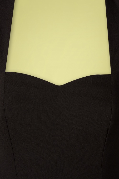 Collectif 42686 Dress Tullia Pencil Black 20220414 505W