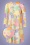 Florette Mini Dress Années 70 en Multi
