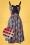 Unique Vintage 42786 Dress Multicolor Bow 20220414 503Z