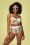 50s Marlene Rainbow Pride Bikini Top in Multi