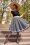 Glamour Bunny - The Brigitte Gingham Swing Kleid in Schwarz und Weiß 7