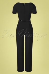 Vintage Chic for Topvintage - 50s Shawny Jumpsuit in Black 4