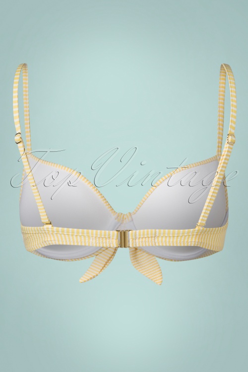 Cyell - Sunny Vibes Padded bikinitop in Aspen goud 3