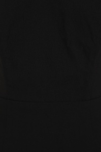Collectif Clothing - Violante Pencil Dress Années 50 en Noir 4