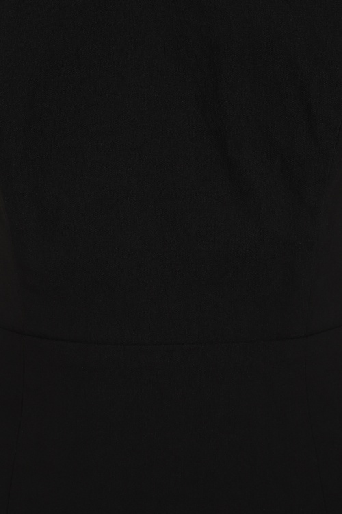 Collectif Clothing - Violante Bleistiftkleid in Schwarz 4