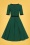 Collectif Clothing - Sadie Swing Kleid in Grün 4