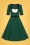 50s Sadie Swing Dress in Green