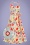 60s Jayleen Songbird Floral Dress in Multi