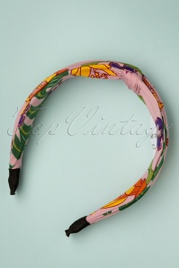 Collectif Clothing - Kate Vibrant Tropics Haarband in Pink 2