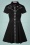 Rebel Love Clothing 50s Western Skater Outlaw Dress in Black