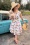 Topvintage Boutique Collection - TopVintage exclusive ~ Adriana Birds Swing Dress Années 50 en Blanc