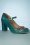 La Veintineuve 41378 Blue Turqoise Penelope Shoes Heels 20220502 602 W