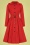 Collectif 41737 Sarah Hooded Trench Coat Red 20220503 020LW