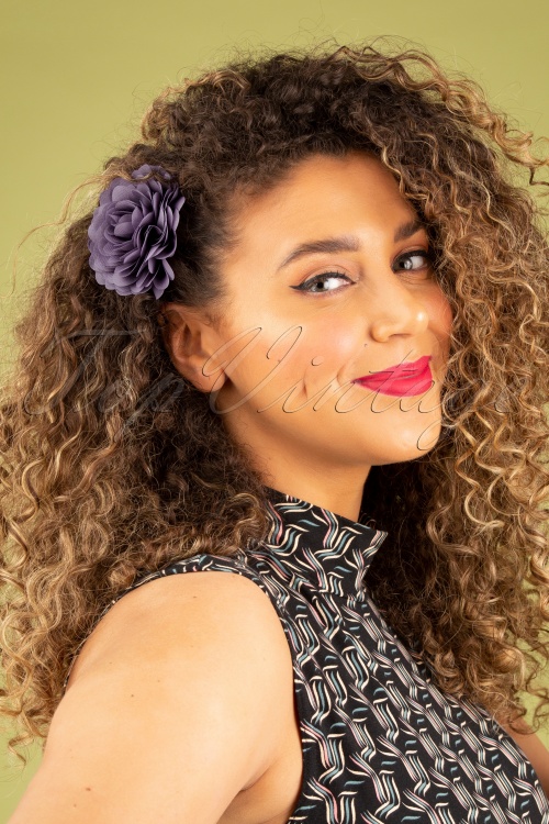 Urban Hippies 43051 Hair Flowers Green Purple 20220413 040MW