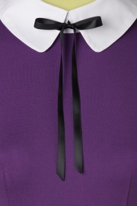 Katakomb - 60s Hayley Skater Dress in Purple 3