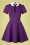 Katakomb 60s Hayley Skater Dress in Purple