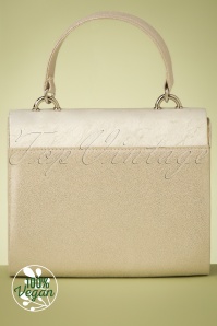 Ruby Shoo - 50s Redondo Handbag in Cream 5