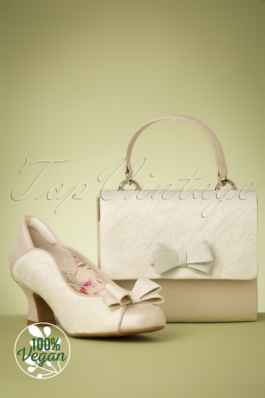 Ruby Shoo | 50s Robyn Pumps in Cream