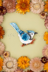 Erstwilder - Blue Jay Way Brooch