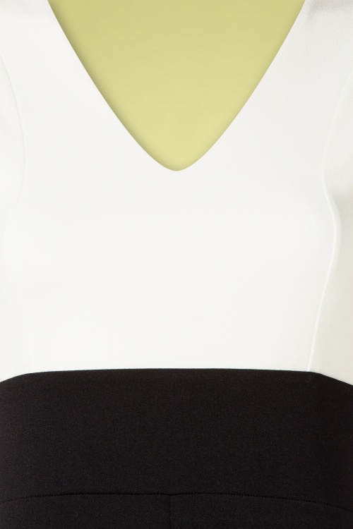 Vintage Chic 43328 Jumpsuit Black White 20220509 607W