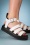 Blaire Patent Sandals en Blanc