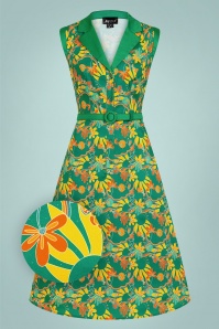 Bright and Beautiful - 70s Gracen Holiday Trip Dress in Multi