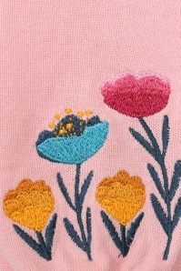 Collectif Clothing - Rosy trui met strik op de rug in roze 4
