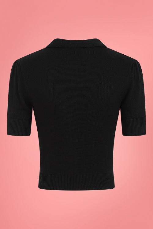 Collectif Clothing - Aliana vest in zwart 2