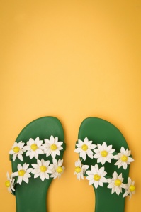 Lulu Hun - Margaret Daisy sandalen in groen 3