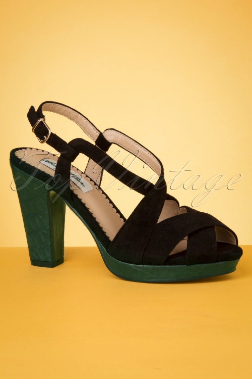 Lulu Hun - Orsola sandalen met hoge hakken in zwart