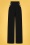 Collectif Clothing 50s Sveva Wide Leg Trousers in Black