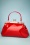 Collectif Clothing 50s Doris Patent Bag in Red