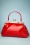 Collectif Clothing - 50s Doris Patent Bag in Red