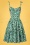 Timeless 41649 Arshia Dress Green Printed 220517 609W