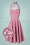 50s Enaaya Floral Swing Dress in Mauve Pink