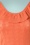 Timeless - 70s Simone Knitted Top in Orange 3