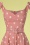 Unique Vintage 43727 Swingdress Daisys Pink 05182022 607V