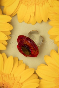 Erstwilder - Poppy Field statement ring 2