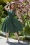 Miss Candyfloss Killah Gia Sleeveless Summer Dress Années 50 en Émeraude Vintage