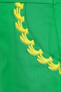 Collectif Clothing - Emilia banana short in groen 3