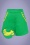 Collectif Clothing 50s Emilia Banana Shorts in Green