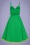 Collectif 41766 Opal Banana Trim Flared Dress Green 20220523 021LW