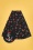 Collectif Clothing 50s Matilde Old School Swing Skirt in Black