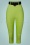 50s Love Your Curves Belted Capri in Lime Green