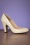 Topvintage Boutique Collection - Jeane Classy Pumps Années 50 en Crème 2